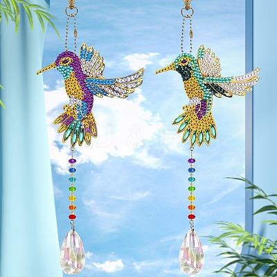 DIY Double-sided Animal Suncatcher Diamond Painting Kits PW23060858281-1