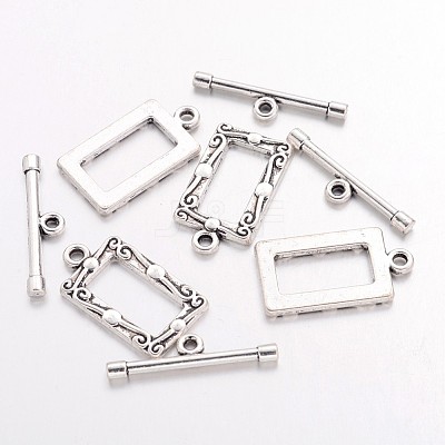 Tibetan Style Alloy Toggle Clasps LS-K0966041-1
