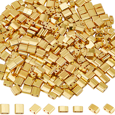 300Pcs 2 Styles Glass Seed Beads SEED-SC0001-14-1