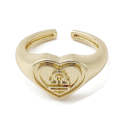 Brass Adjustable Open Rings RJEW-K257-86G-07-1