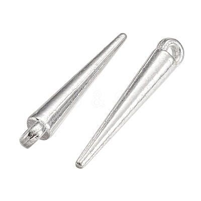 Tibetan Style Alloy Spike Pendants LS-TIBEP-A16461-S-NR-1
