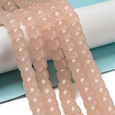 Imitation Jade Glass Beads Strands GLAA-NH0002-A01-1