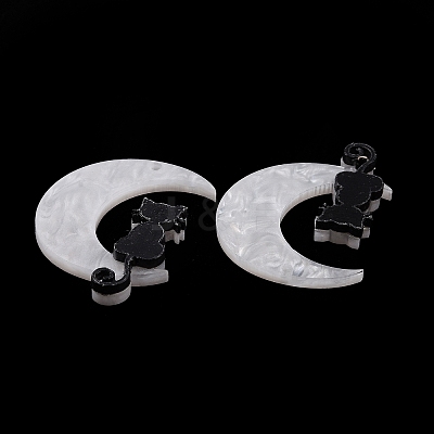 Halloween Printed Acrylic Pendants X-MACR-M021-01-1-1