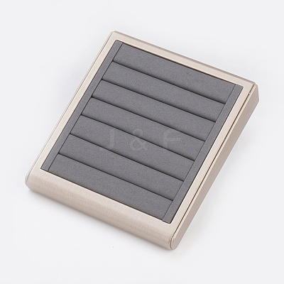 PU Leather Jewelry Ring Displays RDIS-G006-02B-1