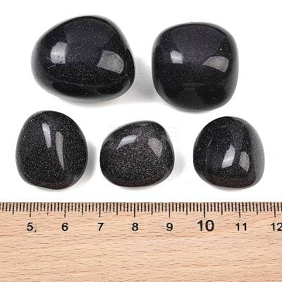 Synthetic Blue Goldstone Beads GG-CBAD0F6-B10-01A-1