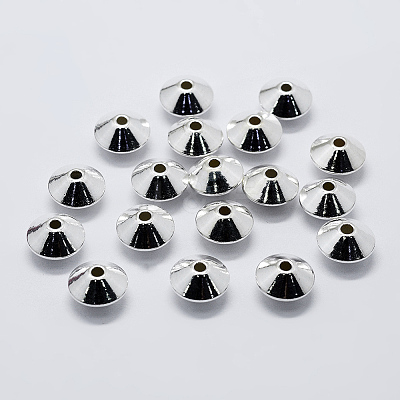 925 Sterling Silver Spacer Beads STER-K167-023E-S-1