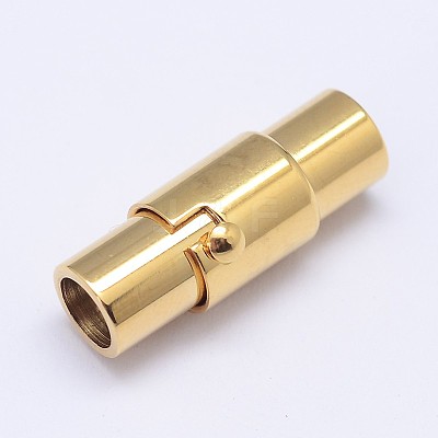 Column 304 Stainless Steel Locking Tube Magnetic Clasps STAS-D117-B-G-1