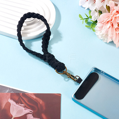 Cotton Braided Mobile Straps AJEW-TAC0030-030B-1