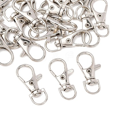 Alloy Swivel Lobster Claw Clasps E168-1