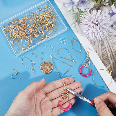 DIY Dangle Earring Making Kits DIY-UN0005-70-1