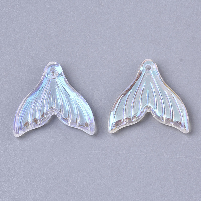 Transparent Glass Pendants GLAA-S190-009A-A01-1