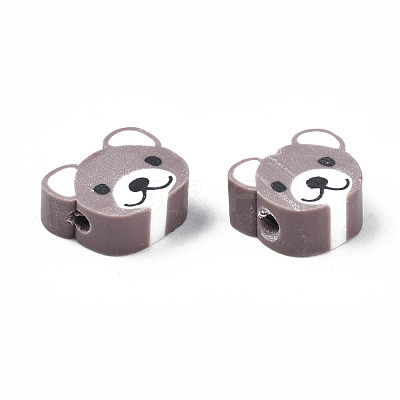 Handmade Polymer Clay Beads CLAY-S096-004-1
