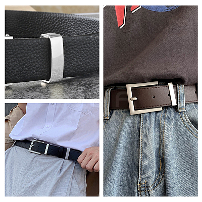 1 Set Zinc Alloy Belt Loop Keepers FIND-AR0002-60P-1