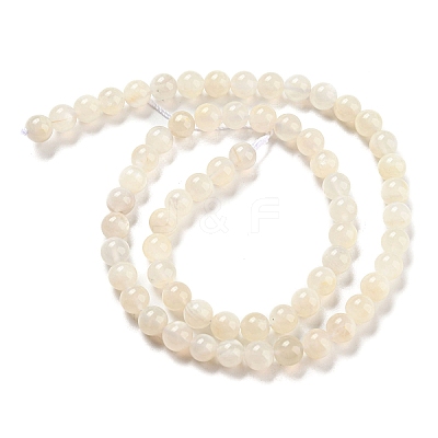 Natural White Moonstone Beads Strands LS-G-F306-05AB-6mm-01-1