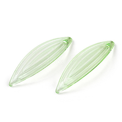Transparent Acrylic Pendants OACR-O006-02A-1