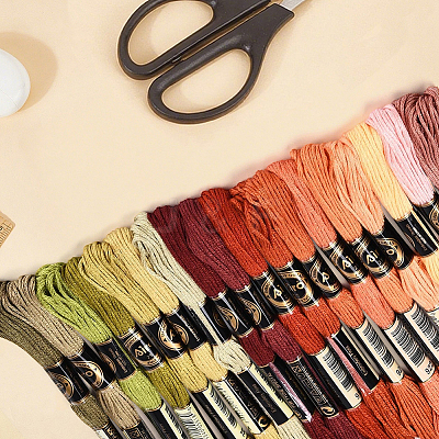 Polyester Embroidery Threads OCOR-WH20074-13B-03C-1