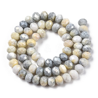 Ombre Effect Dyed Glass Beads Strands LS-GLAA-C023-02-B04-1