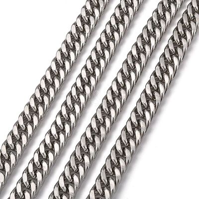 Tarnish Resistant 201 Stainless Steel Double Link Chains CHS-A003E-3.0mm-1