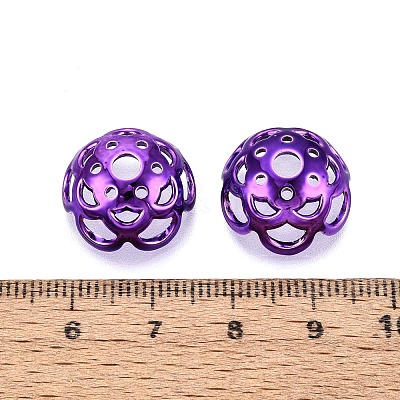 UV Plated ABS Bead Caps OACR-D316-04B-05-1