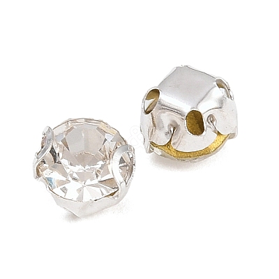Flat Round Sew on Rhinestone Montee Beads STAS-B107-01B-01S-1