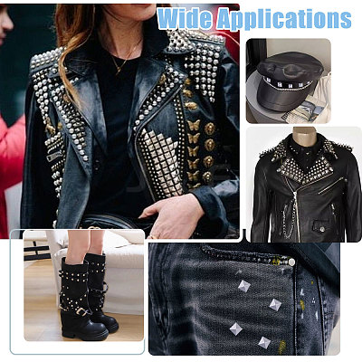 168 Sets 7 Styles Alloy Rivets Nails Set FIND-CA0010-77P-1
