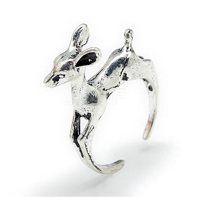 Adjustable Alloy Cuff Finger Rings RJEW-S038-073-1