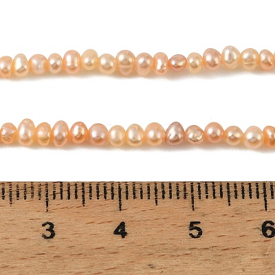 Natural Cultured Freshwater Pearl Beads Strands PEAR-L034-13B-1