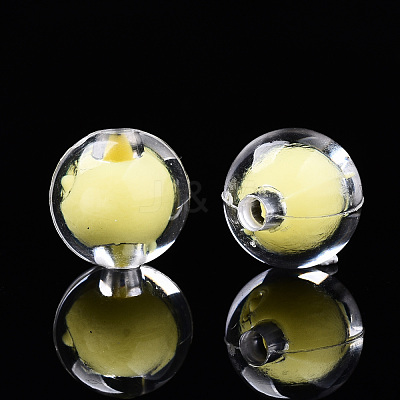 Transparent Acrylic Beads TACR-N011-004A-01-1