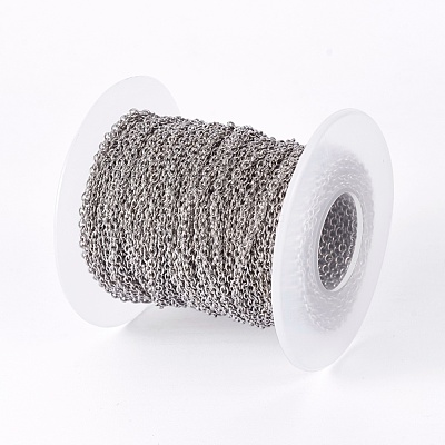 Tarnish Resistant 304 Stainless Steel Cable Chain STAS-I107-14P-1