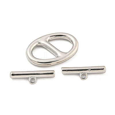 Brass Toggle Clasps KK-A223-03P-1