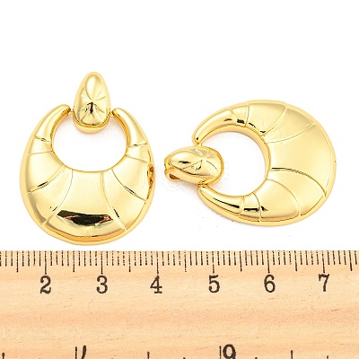 Brass Pendants KK-C036-03G-1