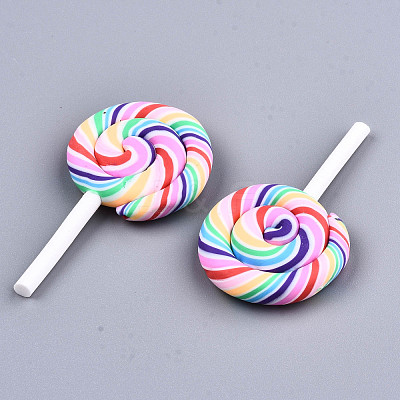 Handmade Polymer Clay Beads X-CLAY-T016-81B-1