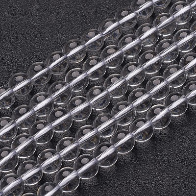 Synthetic Quartz Crystal Beads Strands X-GSR8mmA039-1-1