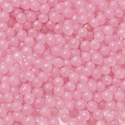 Luminous Glow in the Dark Transparent Glass Round Beads GLAA-F124-B08-1