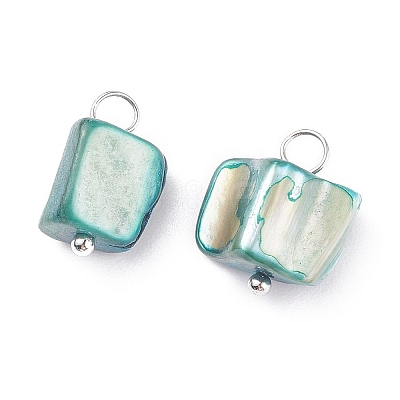 Dyed Freshwater Shell Pendant PALLOY-JF01352-A-1