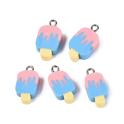 Handmade Polymer Clay Pendants CLAY-Q253-07P-07-1