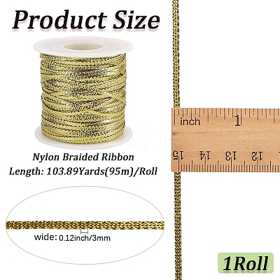 Sparkle Nylon Ribbon OCOR-GF0004-48A-03-1