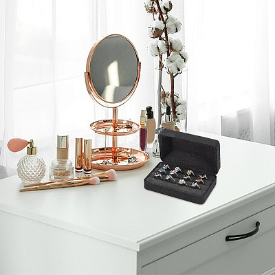 Rectangle PU Leather Rings Storage Boxes with Velvet Inside AJEW-WH0166-14-1
