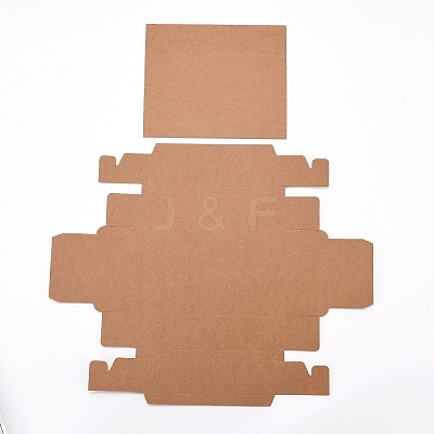 Kraft Paper Folding Box CON-WH0010-02D-A-1