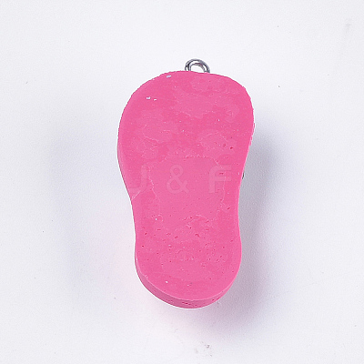Handmade Polymer Clay Pendants CLAY-S093-04K-1