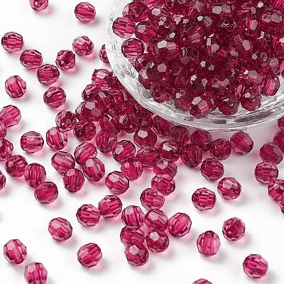 Transparent Acrylic Beads X-DB8mmC-11-1