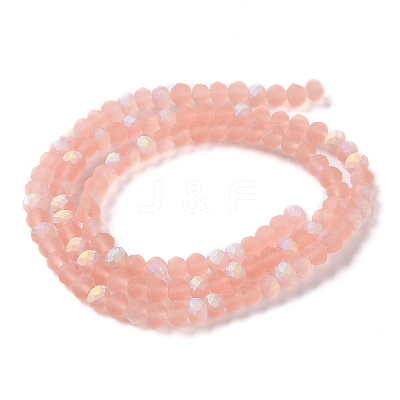 Transparent Glass Beads Strands EGLA-A034-T4mm-MB21-1