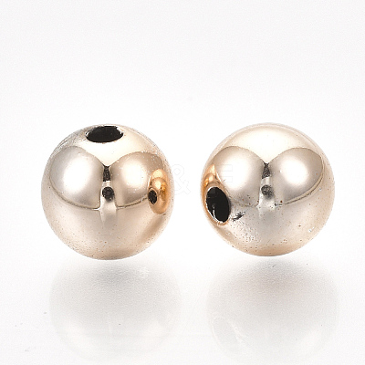UV Plating ABS Plastic Beads X-CCB-S162-29F-03-1