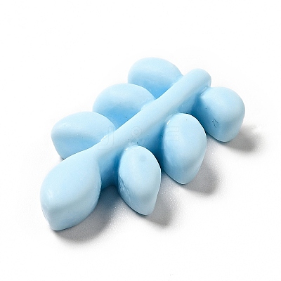 Spring Theme Opaque Resin Cabochons LS-RESI-B012-02G-1