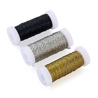 3 Rolls 3 Colors Iron Wavy Wires MW-TA0001-04-1