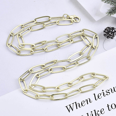 Brass Paperclip Chains MAK-S072-13A-14KC-1