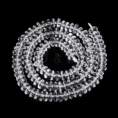 Transparent Glass Beads Strands GLAA-N001-62A-1