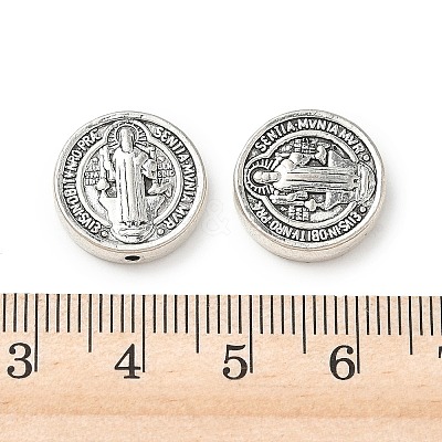 Religion Alloy Beads FIND-E051-12AS-1