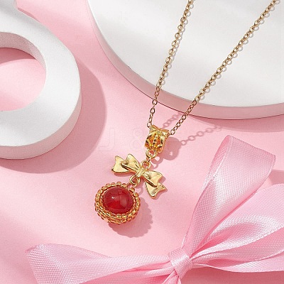 304 Stainless Steel Necklaces NJEW-MZ00026-1