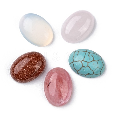 Gemstone Cabochons G-G529-13x18mm-M2-1